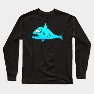 Shark Doodle Long Sleeve T-Shirt